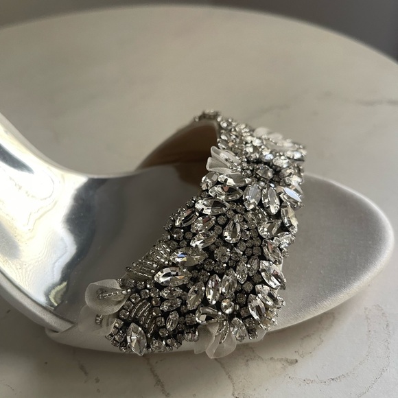 Badgley Mischka Libby heels in White - Picture 4 of 8